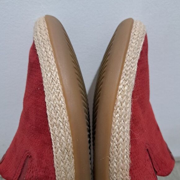 Clark's Collection Ultimate Comfort Espadrille Leather Suede Slip On Shoes Sz 9 - Picture 17 of 17